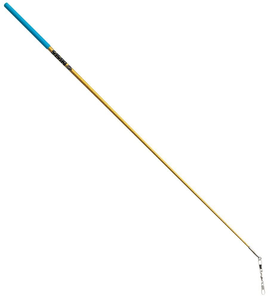 GDxBU ゴールド×ブルー ササキ SASAKI 新体操 手具 リボン用 スティック 国際体操連盟認定品 日本体操協会検定品 ホログラム ショートスティック 長さ57cm M-781HJK-F GDxBU ゴールド×ブルー