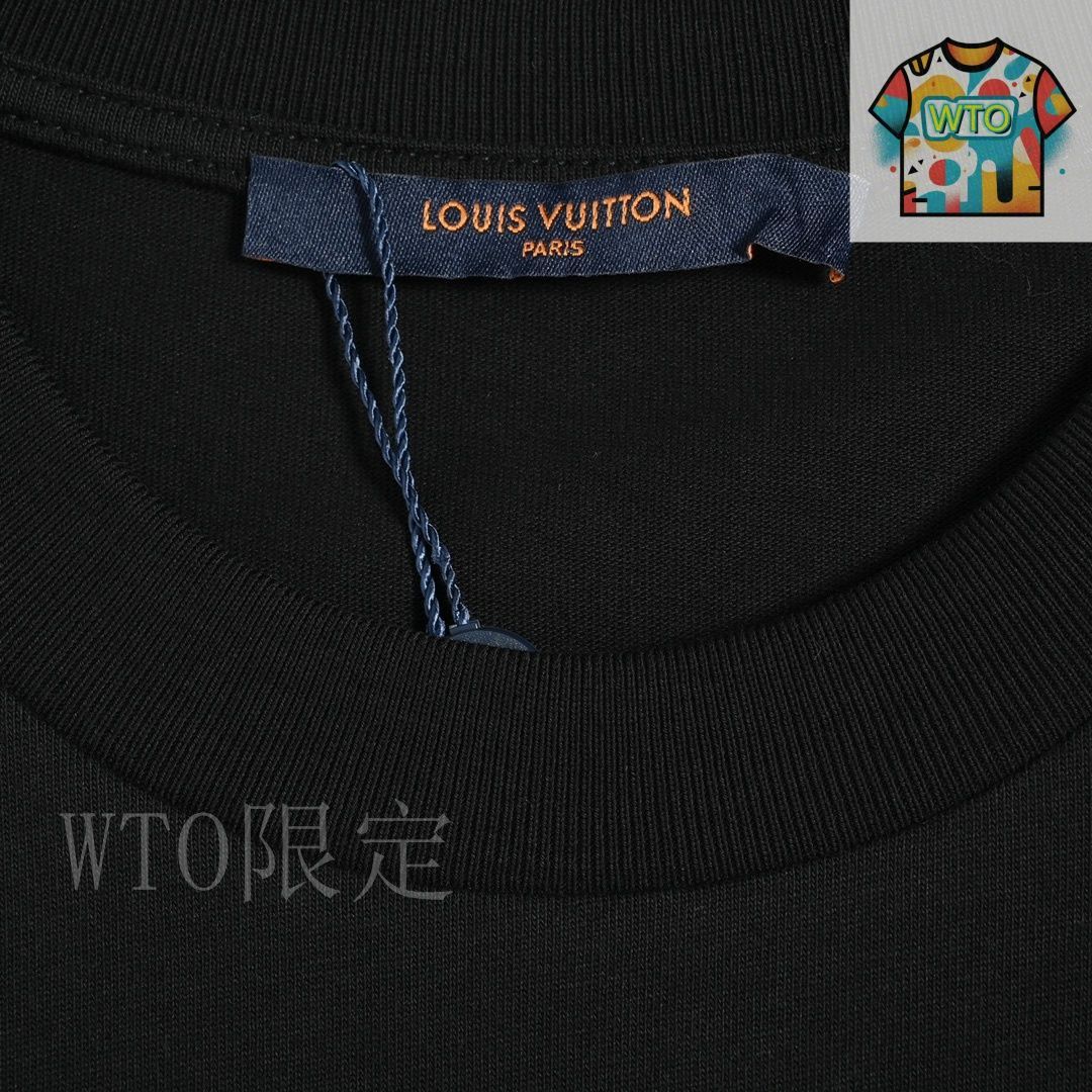 Louis Vuitton グラデーション フリル袖 Tシャツ 中古・古着通販】LOUIS VUITTON (ルイ ヴィトン) Gradient LV