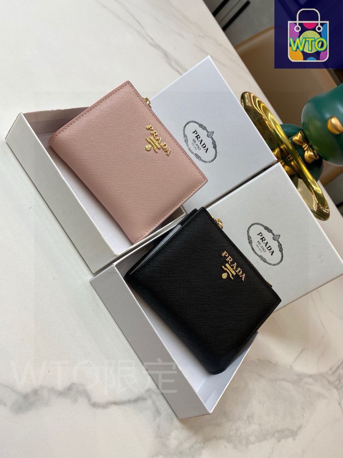 【PRADA　財布】 新品正規品 PRADA バイカラー 長財布 小物 - 小物
