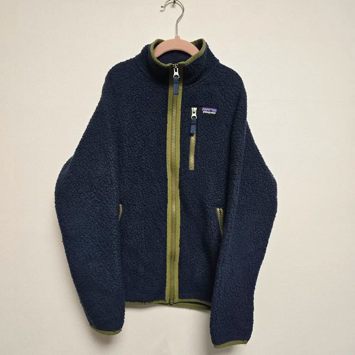 patagonia(パタゴニア) キッズ レトロ フリース ネイビー ( M )