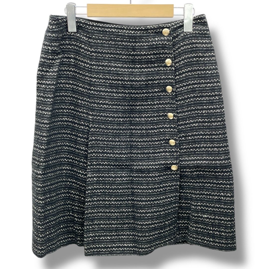 CHANEL シャネル サマーツイードスカート ココボタン P25509V15888  