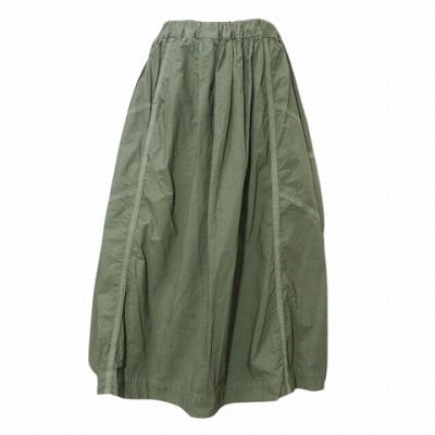 ズッカ zucca 19AW スカート ミモレ丈 フレア 製品染め ウエスト