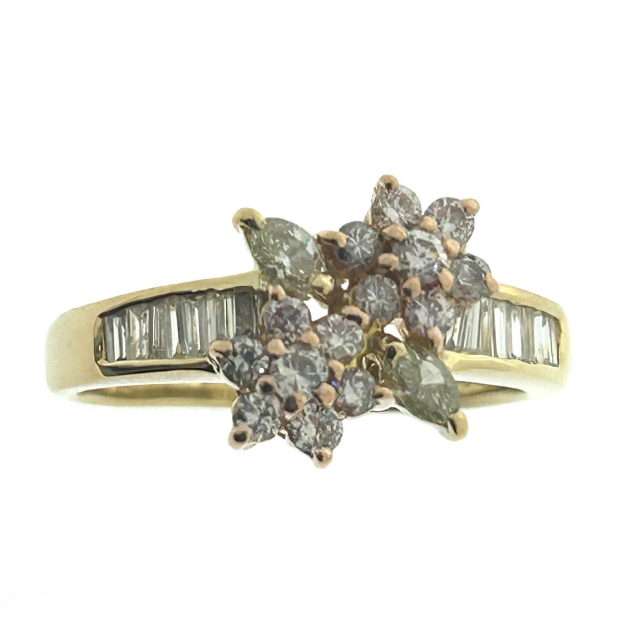 新品仕上済み K18 天然 ピンクダイヤモンド リング D:0.80ct 3.57g 