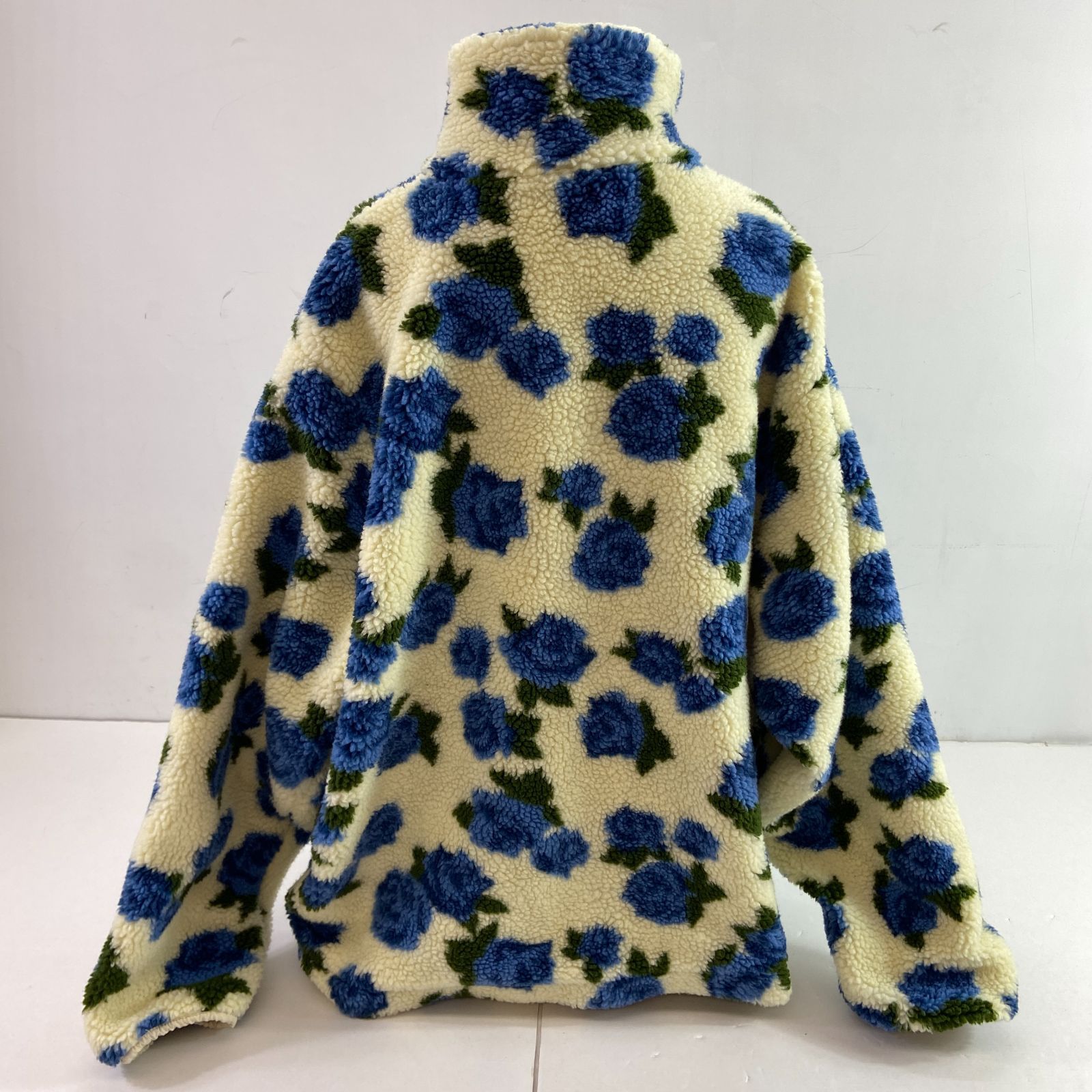 04m1530∞ jouetie ジュエティ パターンボアジャケット アイボリー