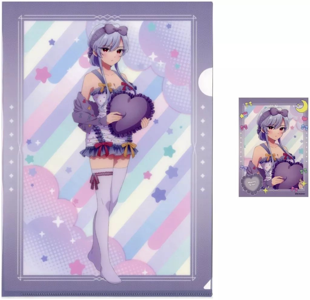 ☆希少☆　【非売品】　なのに、千輝くんが甘すぎる。　クリアファイル 中古】クリアファイル 栄逢凪乃 A4クリアファイル＆ステッカーセット