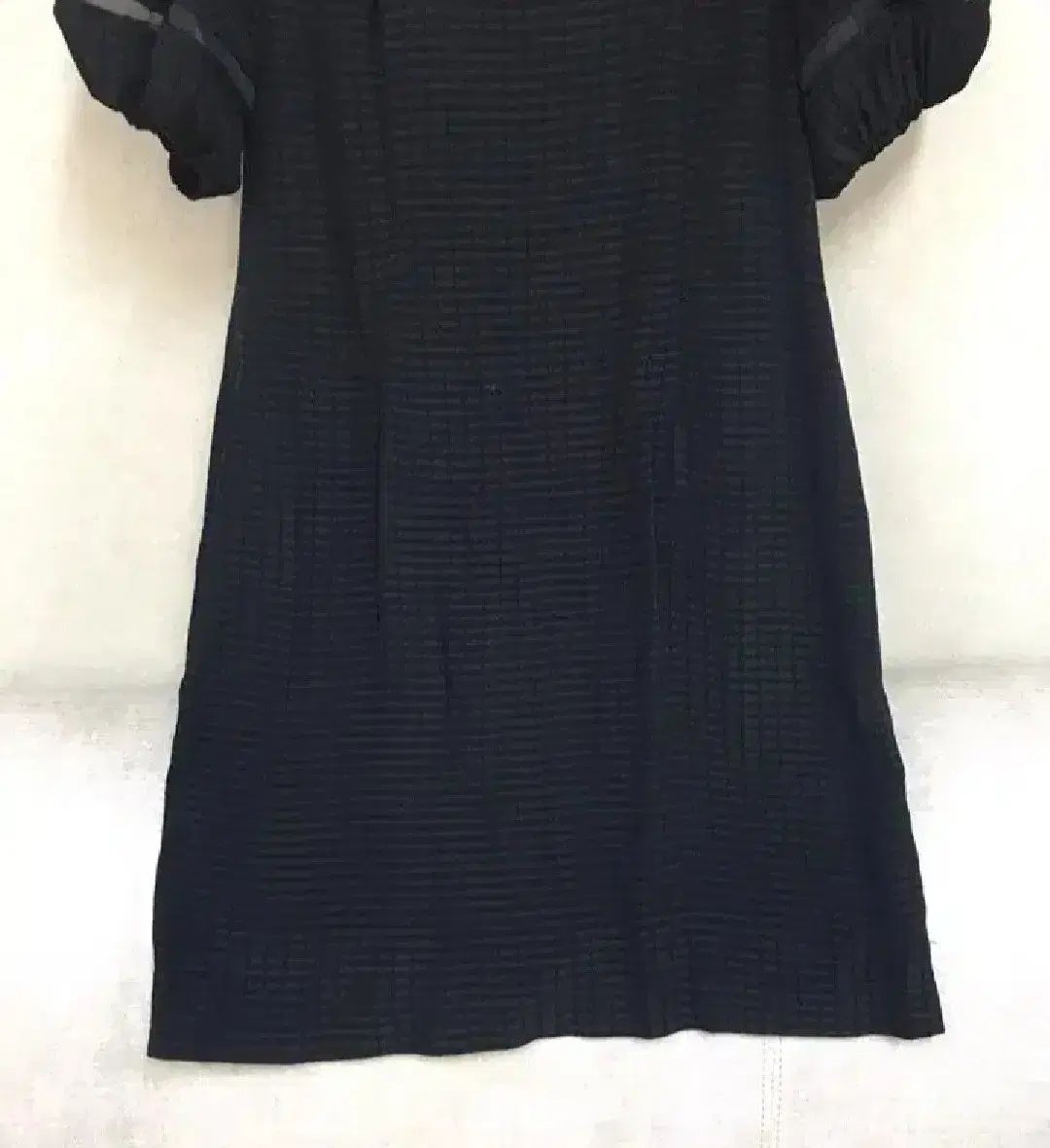 黒 レーヨンワンピース