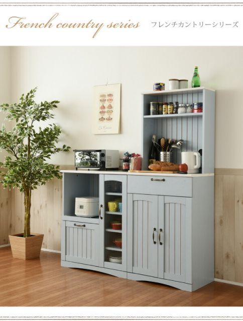 フレンチスタイル ブルー-ホワイト