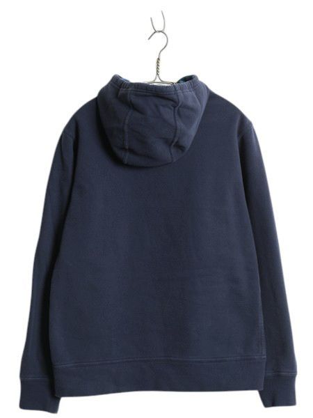 【お得なクーポン配布中!】 ノースフェイス プリント スウェット フード パーカー メンズ М The North Face プルオーバー 裏起毛 トレーナー アウトドア ツートン 紺