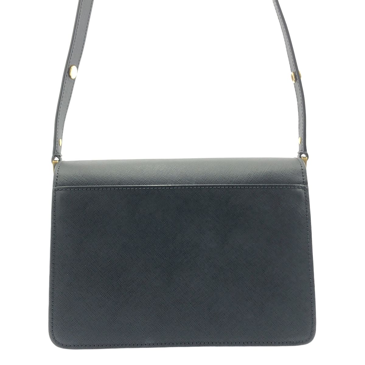 MARNI】マルニトランクミディアムサフィアーノカーフスキンバッグ