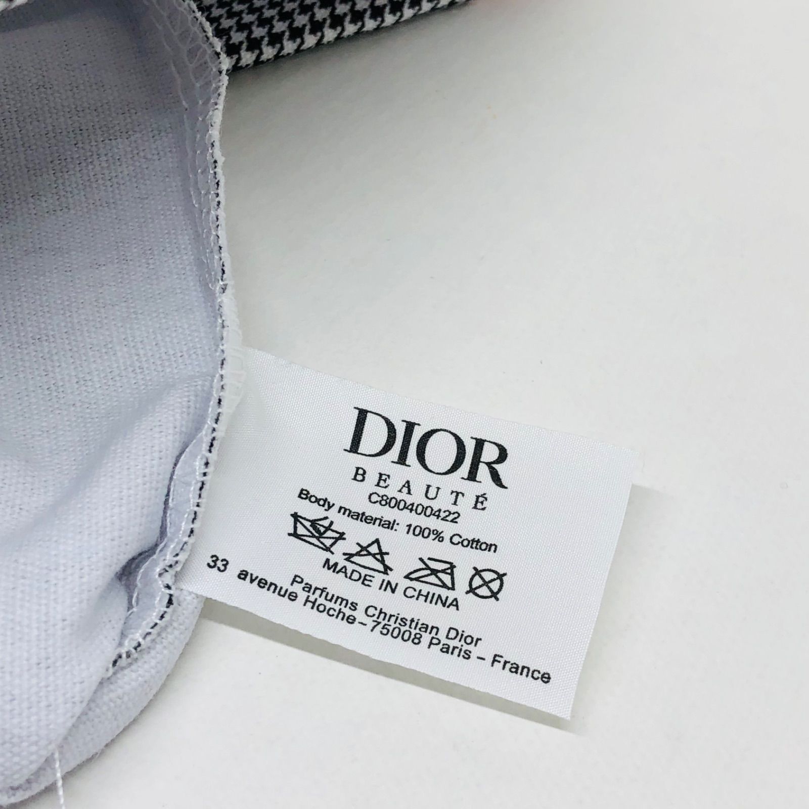 ディオール/巾着ポーチ【千鳥格子】 - メルカリ