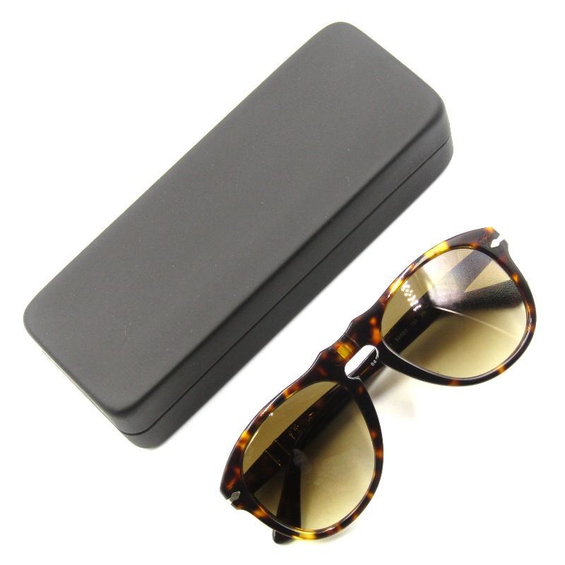 美品 Persol ペルソール 649 ティアドロップ イタリア製 Persol サングラス 649 24/51 ティアドロップ フレーム おしゃれ