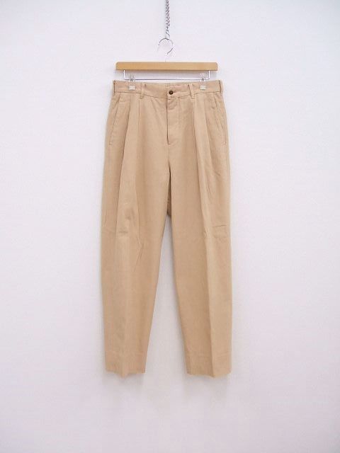 MAATEE - SONS 2P 弱テーパード CHINO TROUSERS GARMENT DYED MT2103-0204A チノパンツ ベージュ マーティーアンドサンズ 2-0810M♪