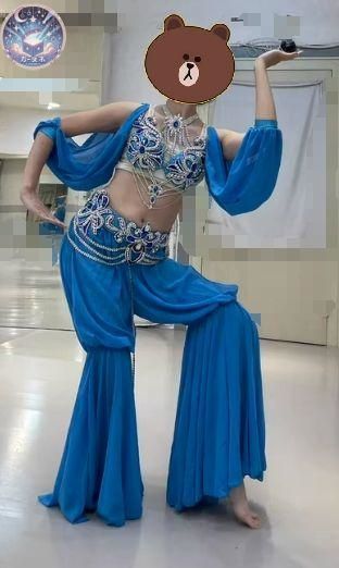 新品 未使用 新作 ベリーダンス衣装 オリエンタル衣装 ブラパンツ 豪華