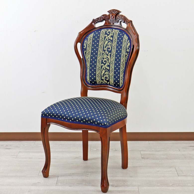 イタリア ダイニングチェア ブルー 木製 完成品 高級 CHIC-BL イタリア ダイニングチェア ブルー 木製 完成品 高級 CHIC-BL - メルカリ