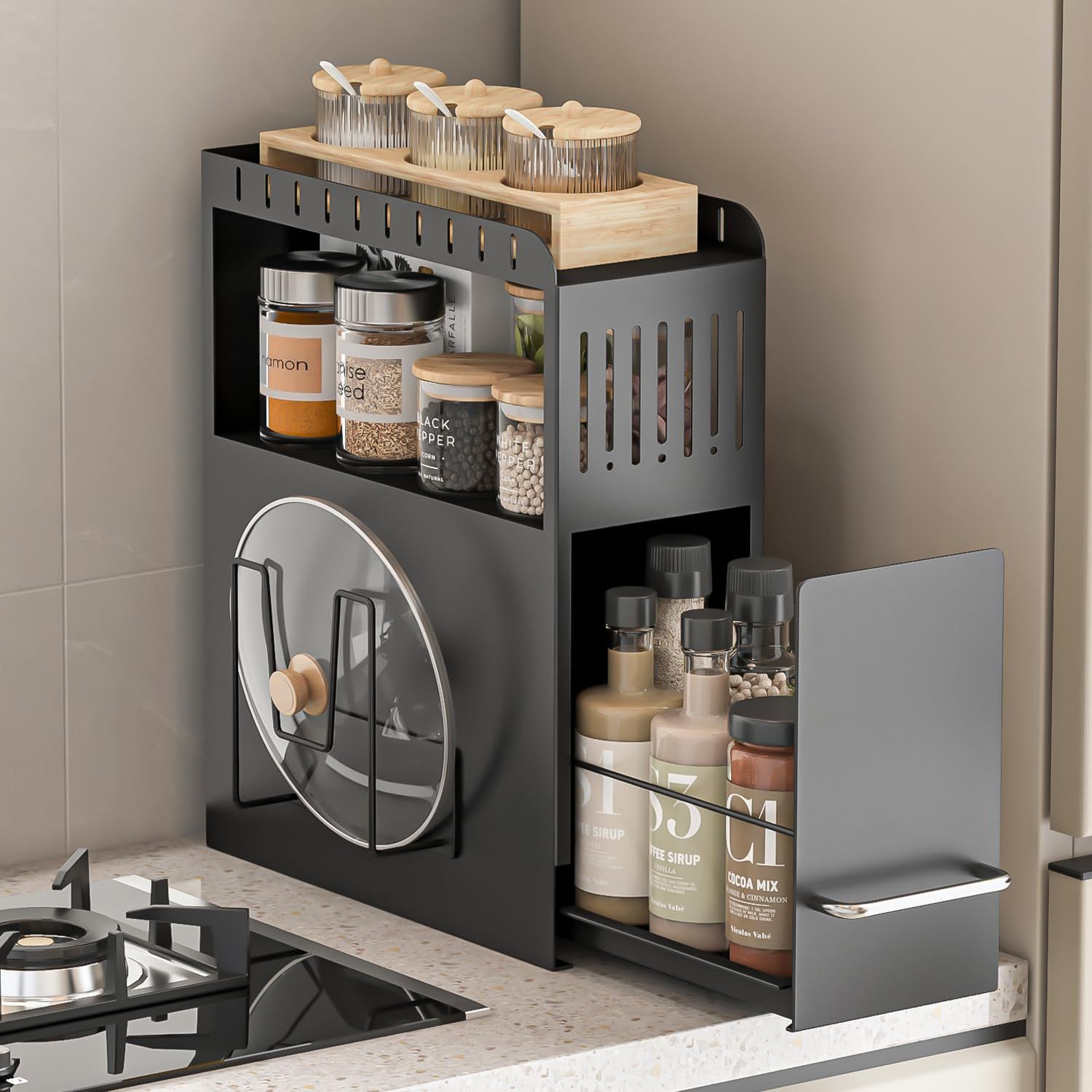 男前 スパイスラック 調味料置きなどに アンティーク 西海岸インテリア