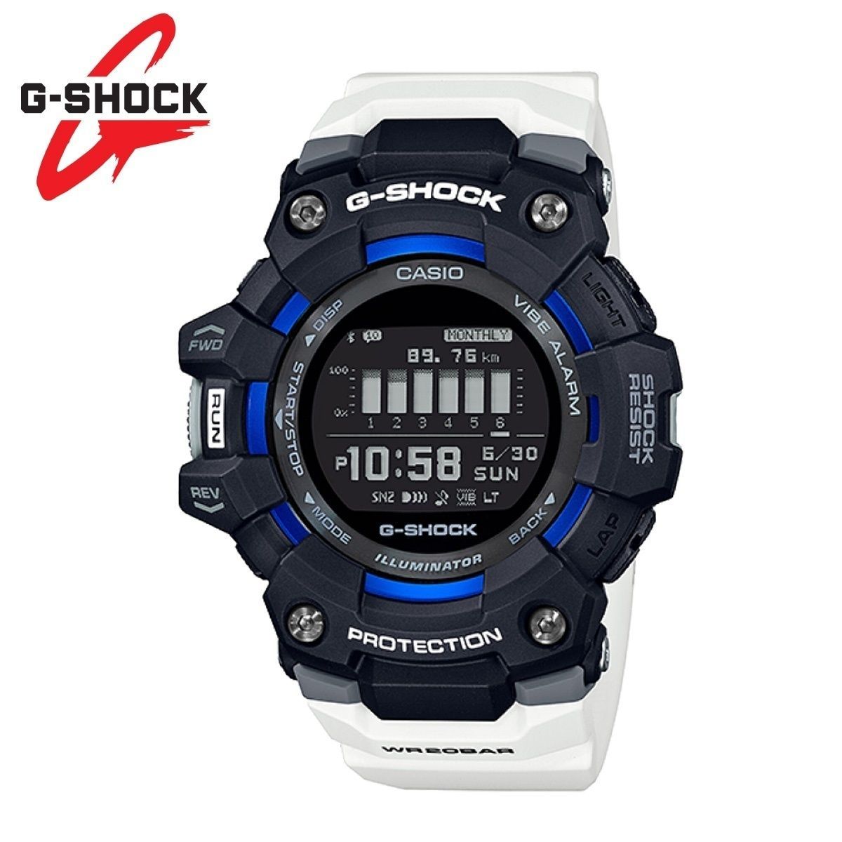 Gshock GBD-100-1A7 スマホ連動 着信 バイブレーション 歩数計