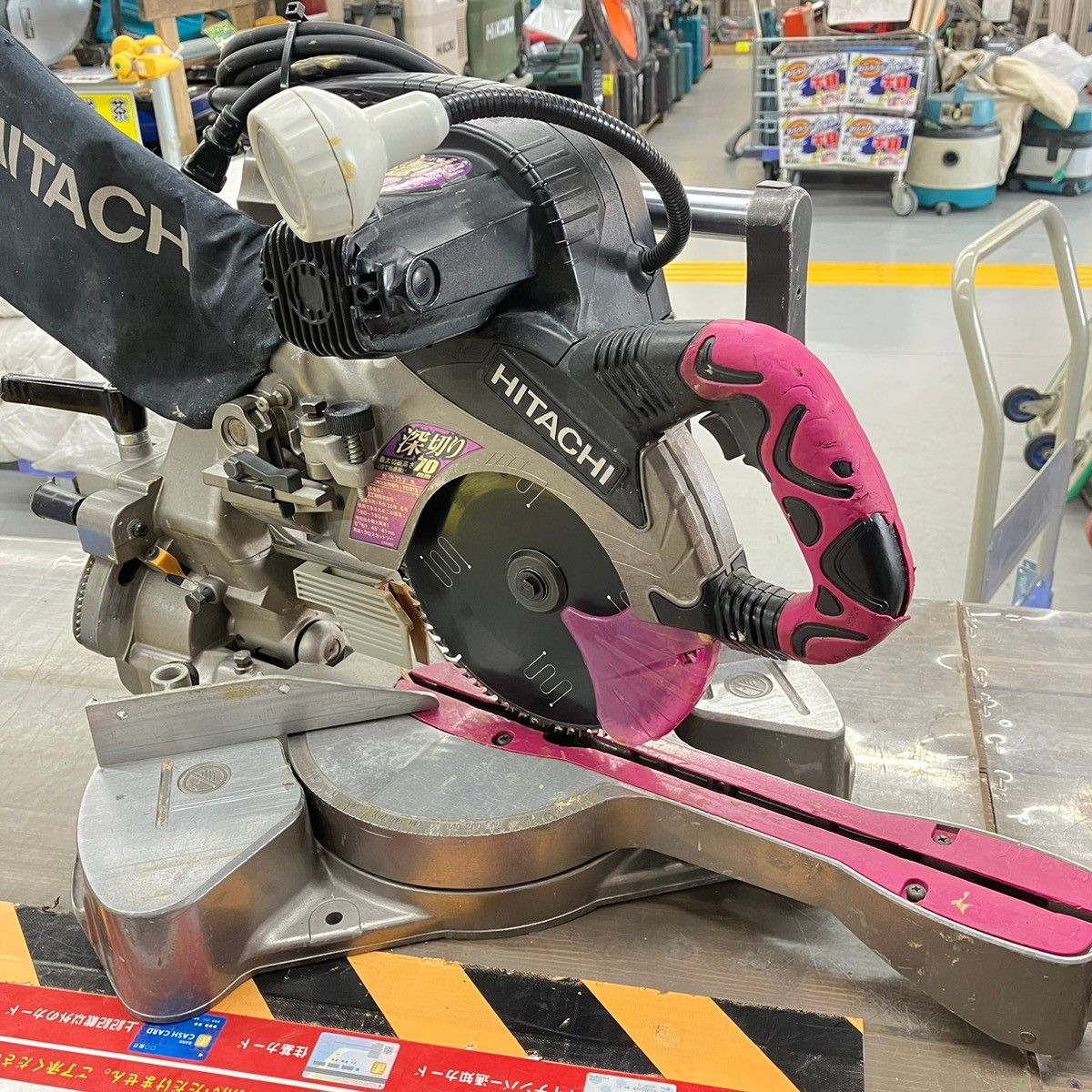 ☆ハイコーキ(HIKOKI ※旧:日立工機) 卓上スライド丸のこ C7RSHC【戸田 