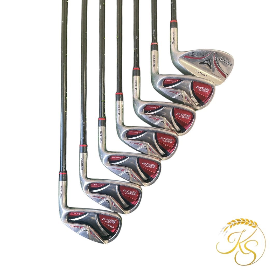 MARUMAN Verity RED-V 8PC R-FLEX IRONS SET Golf Clubs ＊maruman