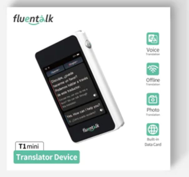 アウトレット】【Fluentalk by Timekettle T1mini 】翻訳機 88言語対応