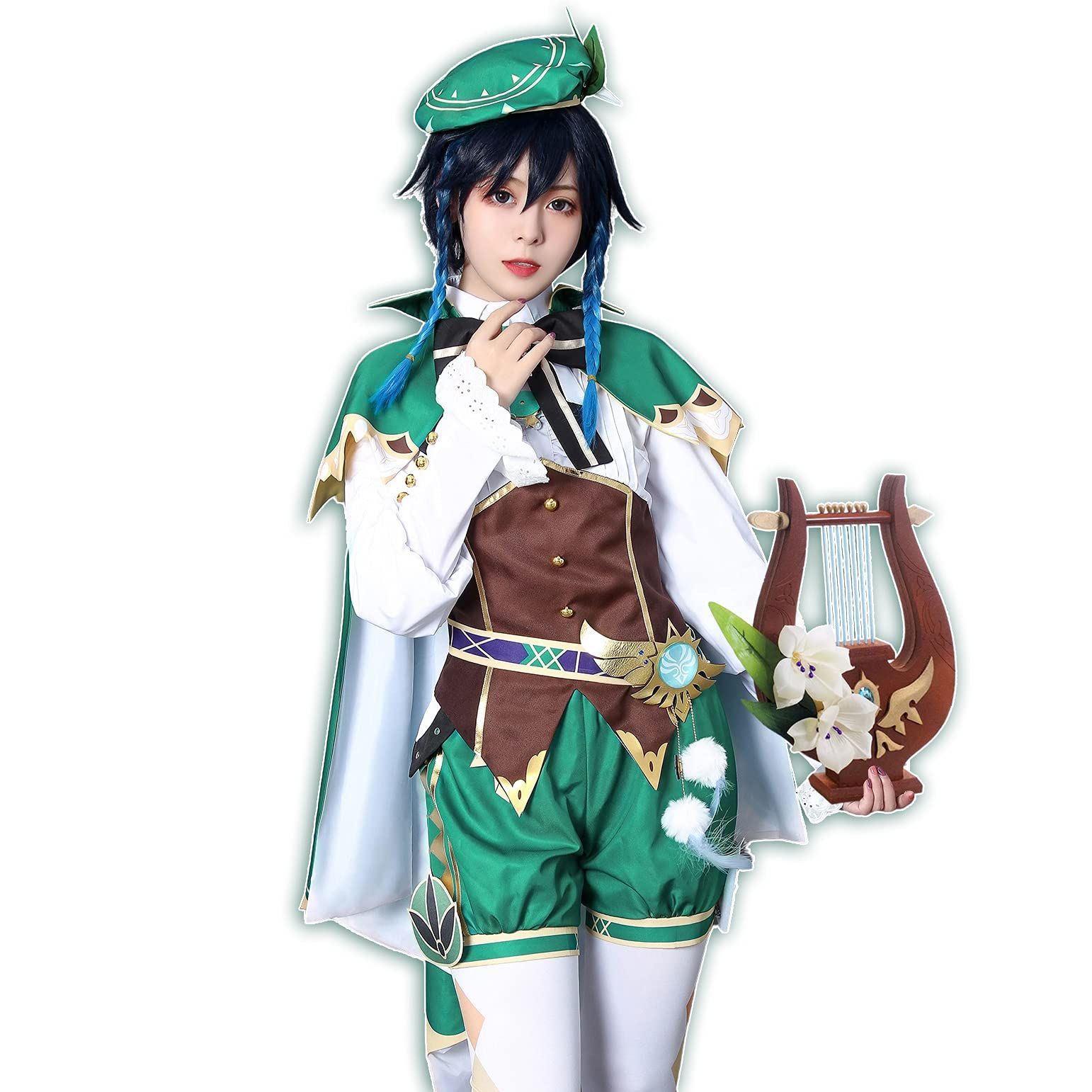 新発売 五次元 高品質 原神 モンド 風色の詩人?ウェンティ（風