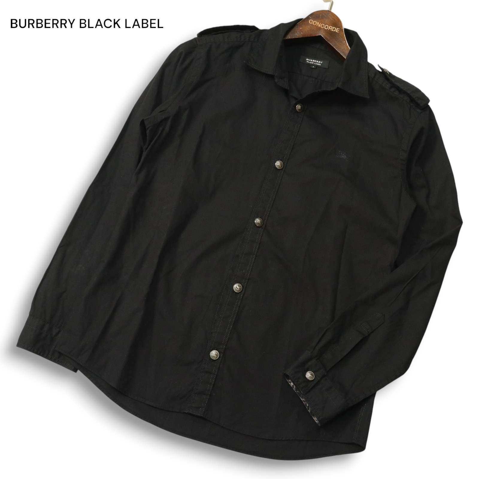 BURBERRY BLACK LABEL バーバリー ブラックレーベル 通年 ホース刺繍 