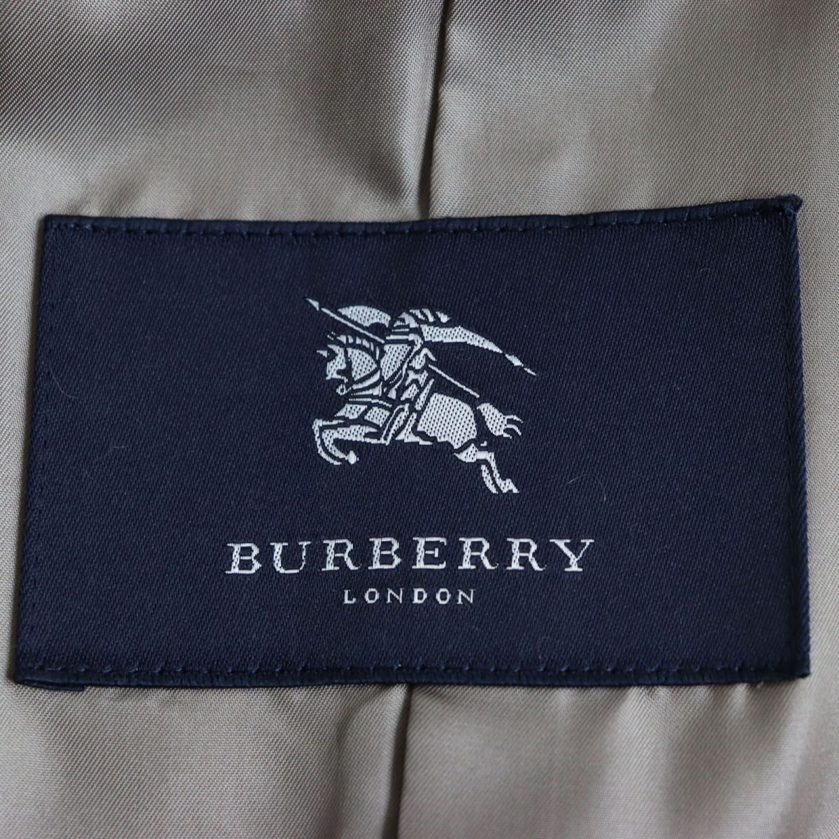 極美品○BURBERRY LONDON バーバリーロンドン アンゴラ混 ロゴ