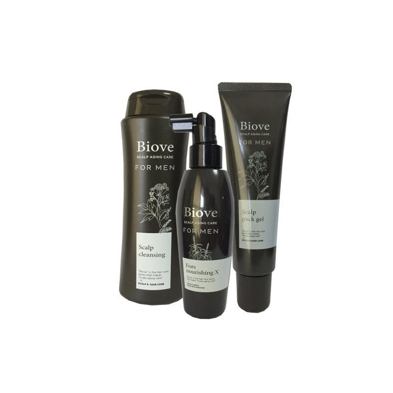 Biove FOR MEN シャンプー＆パックジェル＆フォルスナリシングセット