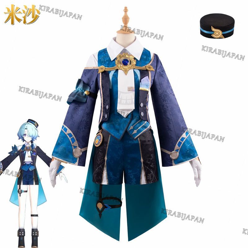 崩壊スターレイル ミーシャ コスプレ衣装 フルセット ウィッグ付き 飾り小物付き cosplay ハロウィン クリスマス パーティー アニメ 変装 学園祭 文化祭 漫遊展 撮影用