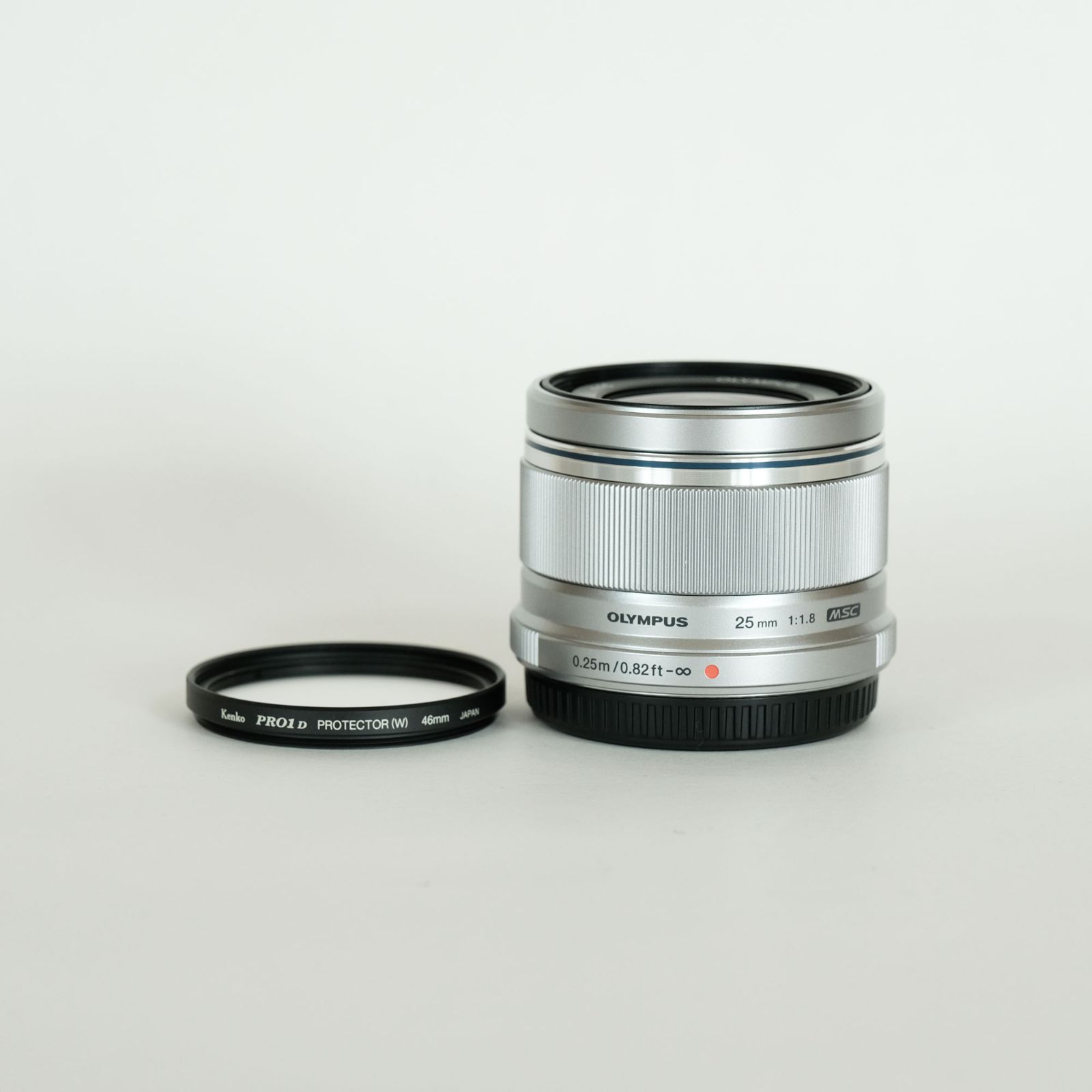 極美品｜フィルター付] OLYMPUS M.ZUIKO DIGITAL 25mm F1.8 シルバー 