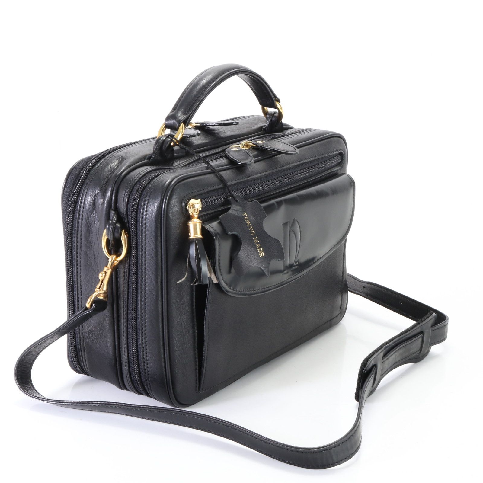 美品 NAKAZAWA 中澤鞄 レザー 2WAY ショルダーバッグ 斜め掛け 