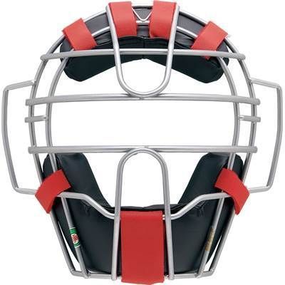 一般軟式用キャッチャー防具4点セット ブラック×レッド