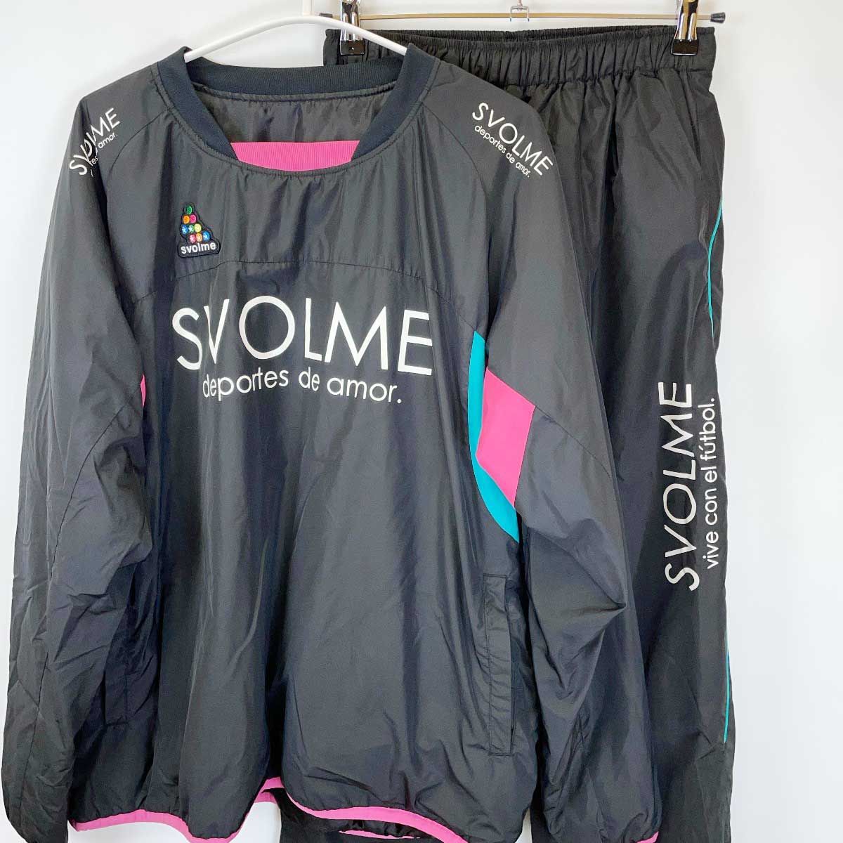 [上下セット] スボルメ 中綿ピステ トップ パンツ ウインドブレーカー XL ブラック メンズ SVOLME 防寒 ウォームアップ  セットアップ サッカー フットサル 上下セット] スボルメ 中綿ピステ トップ パンツ ウインドブレーカー