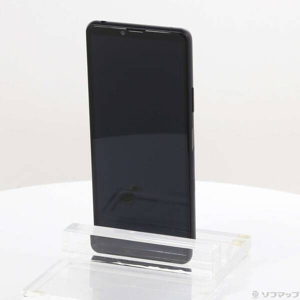 中古品〕 Xperia 10 III 128GB ブラック SO-52B docomoロック解除SIM