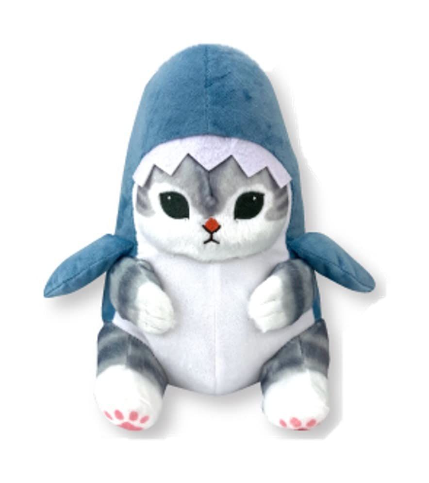 新品　mofusand サメにゃん　ぬいぐるみ　ブルー　モフサンド 41UGJH9h5gL.jpg_BO30,255,255,