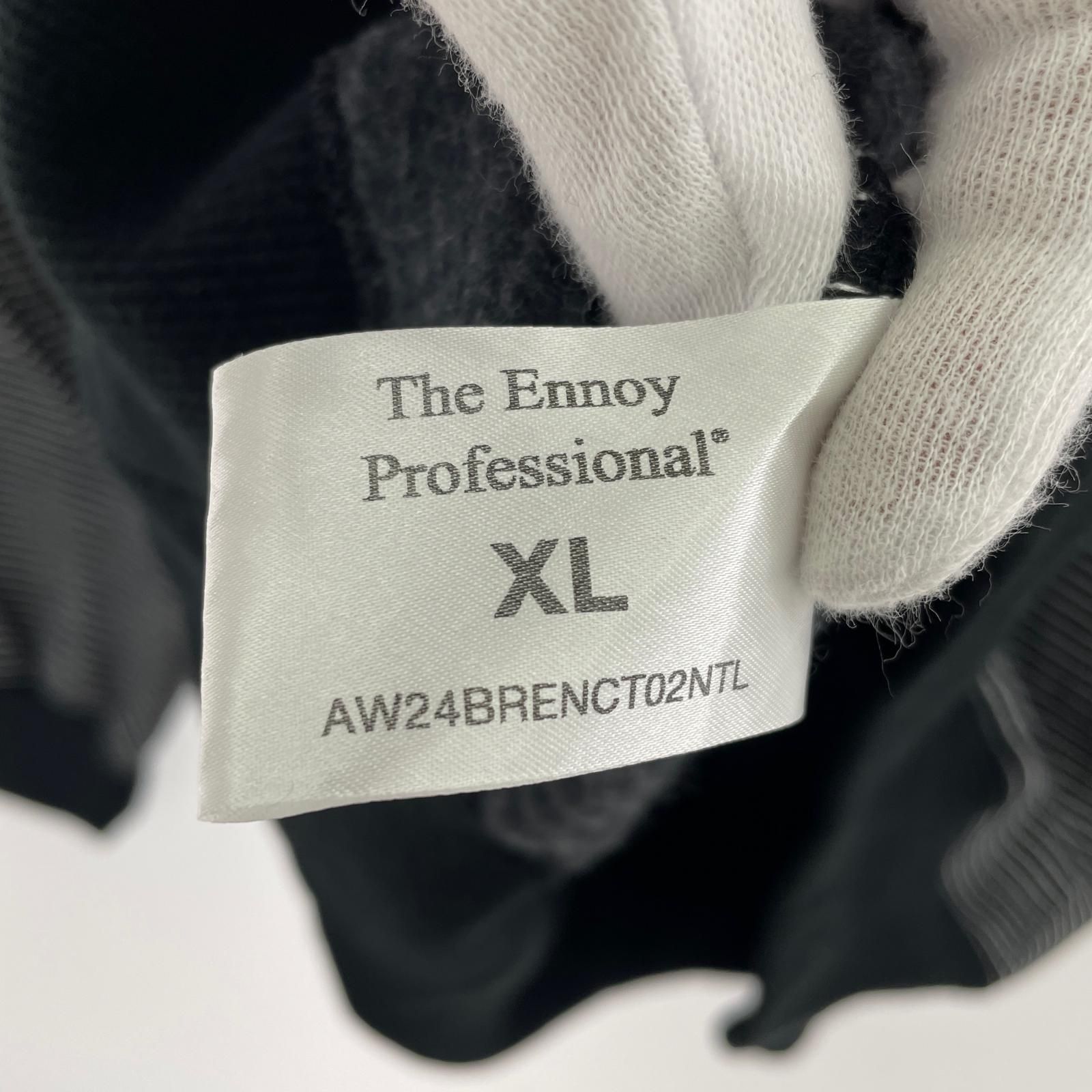 ennoy 24AW Border Hoodie Sweat XL ﾌﾞﾗｯｸ - メルカリ