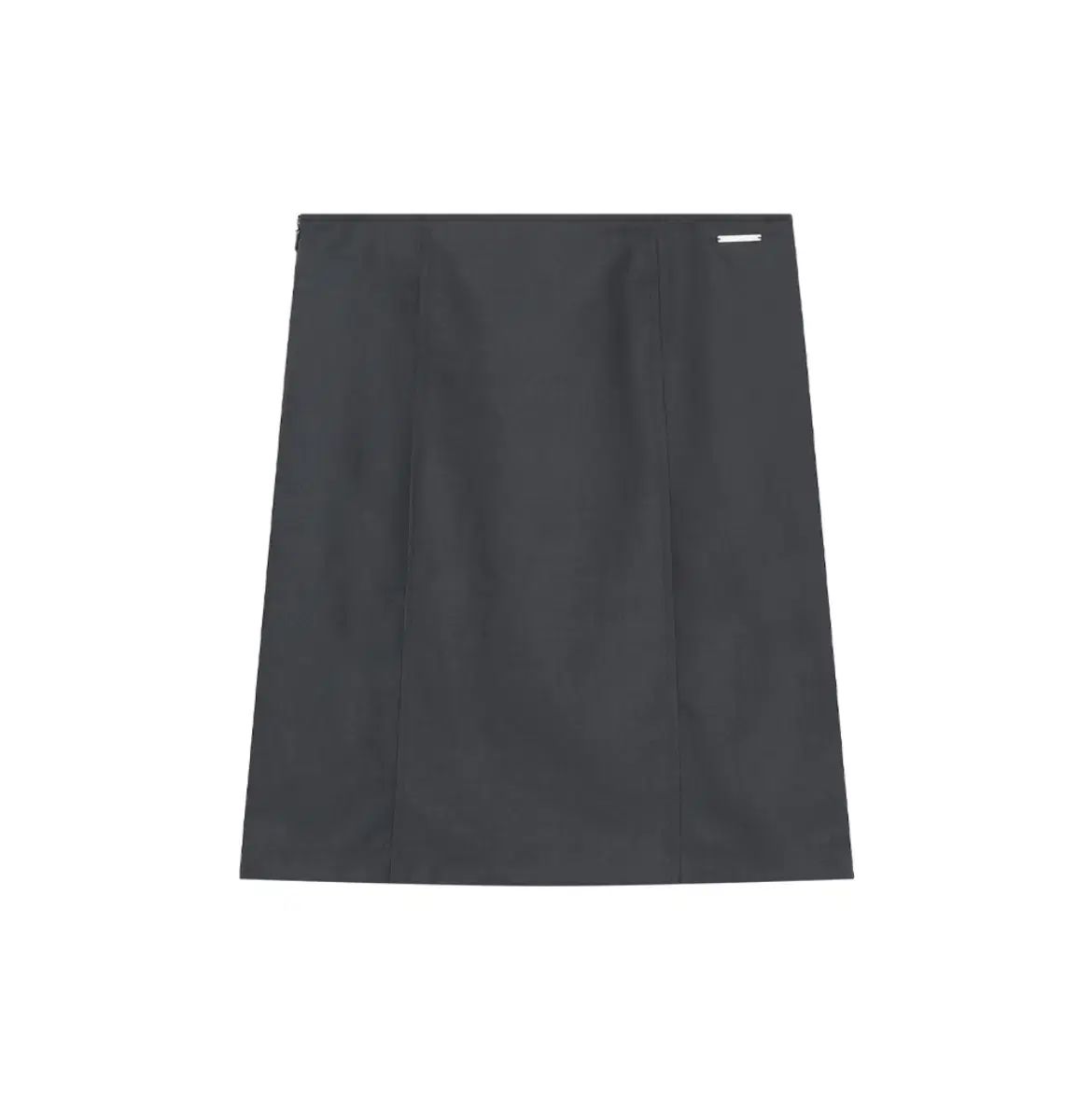 ミセキSEOUL ボタン ミディ スカート チャコール SIROKUMA-CORPORATION_COM