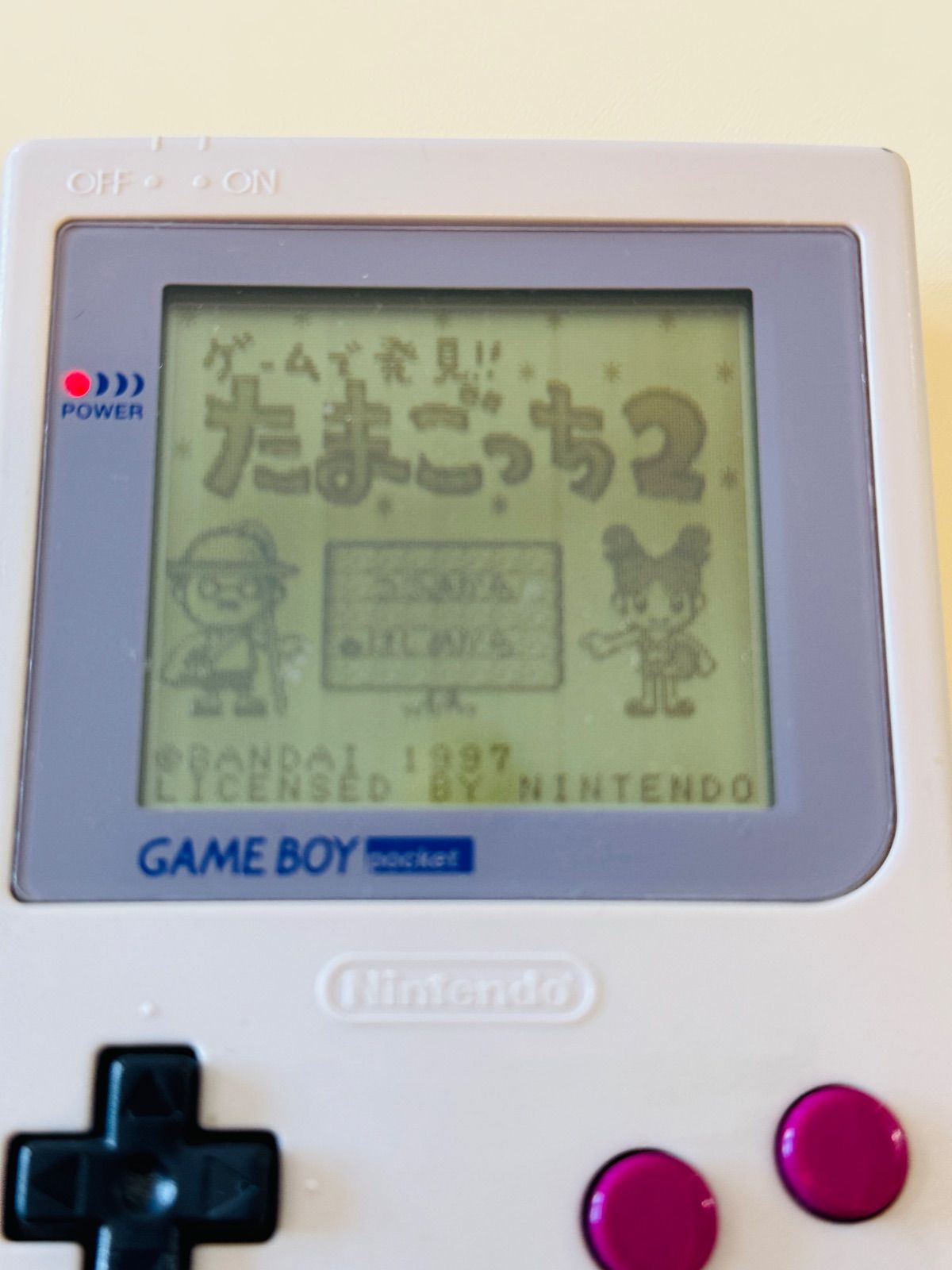 Nintendo GAME BOY Pocket MGB-001 本体 起動 済み