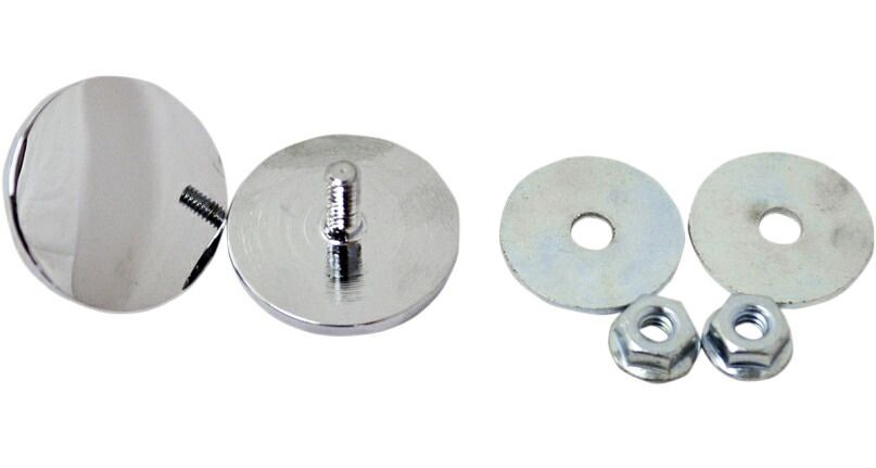 フェアリング ミラーホールプラグ クローム 1996〜25年FLHT FLHX