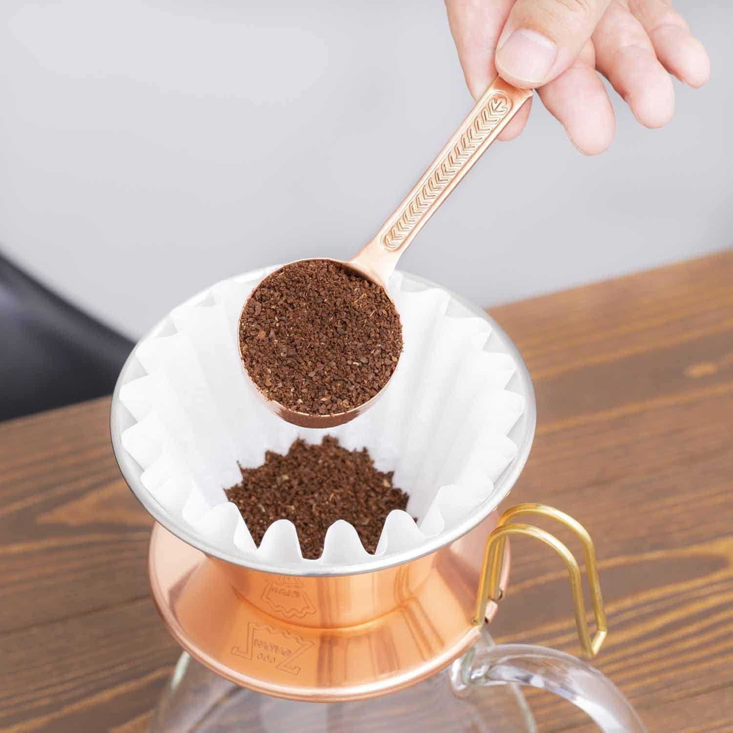 新着商品】カリタ Kalita コーヒー ドリッパー ウェーブシリーズ 銅製 2~4人用 日本製 燕 WDC-185 ドリップ 器具 喫茶店 カフェ  アウトドア キャンプ メルカリ