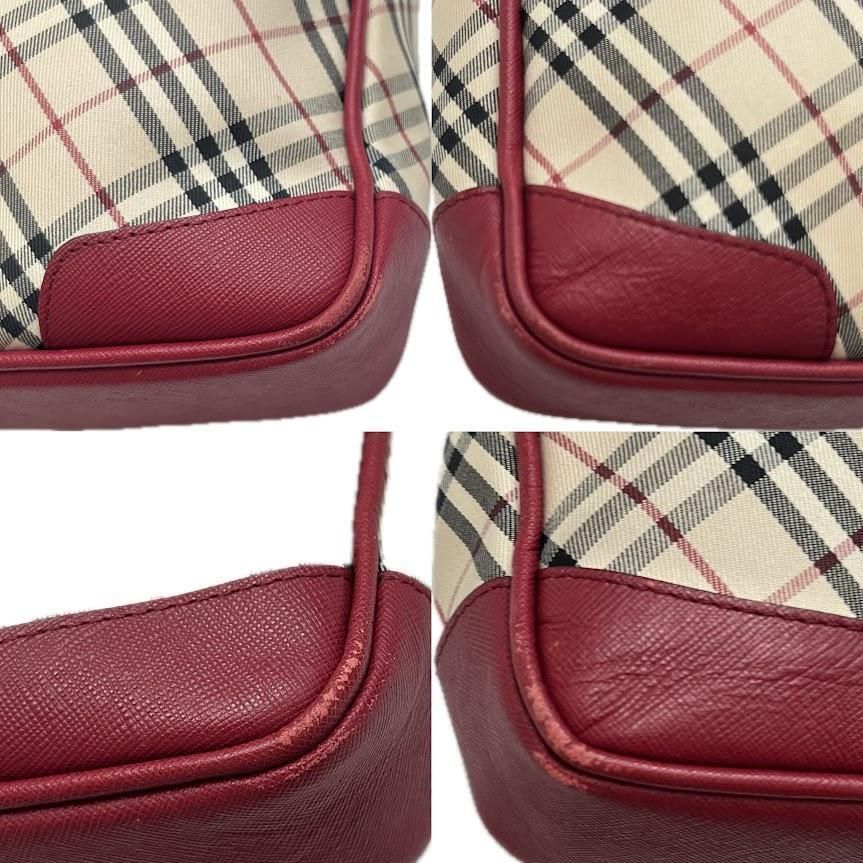 極美品✨バーバリーブルーレーベル　ショルダーバッグ　デニム　ノバチェック　2層 BLUE LABEL / BLACK LABEL CRESTBRIDGE / ブルーレーベル