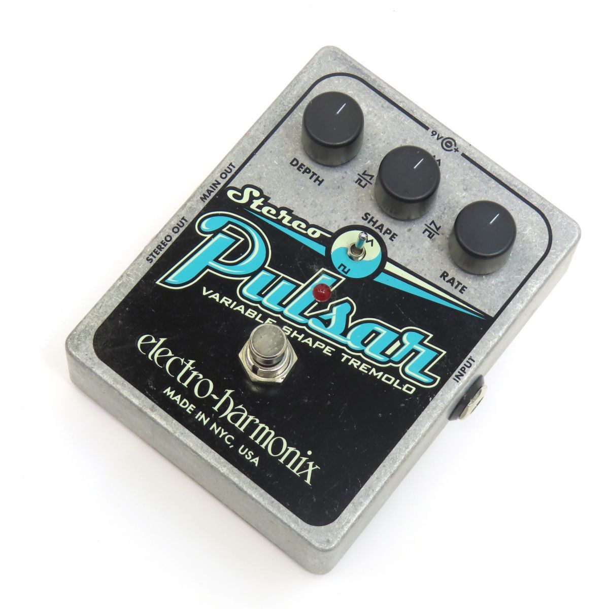Electro-Harmonix Pulsar トレモロエフェクター 木箱付き ELECTRO HARMONIX Stereo Pulsar - ヴィンテージ・アンプの