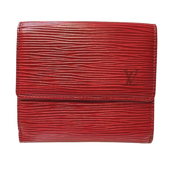 ルイヴィトン Louis Vuitton エピ ポルトモネ ビエ カルト クレディ M63487 財布 3つ折り財布 レディース