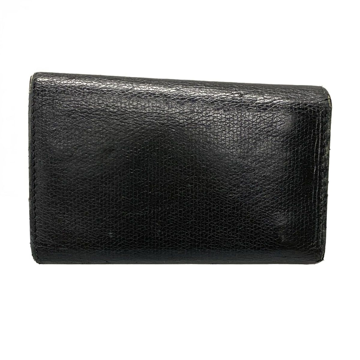 CHANEL(シャネル) キーケース ココボタン 黒 6連フック レザー