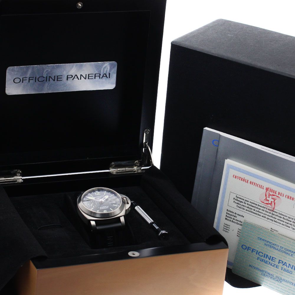 パネライ PANERAI PAM00089 ルミノール GMT 自動巻き メンズ箱・保証書  