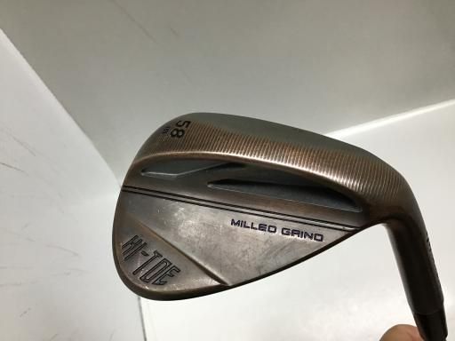 テーラーメイド Taylor Made MILLED GRIND HI-TOE 2025 58° 10° ウェッジ WG Dynamic G フレックスS メンズ 男性用 右利き 右用 Dランク ゴルフクラブ