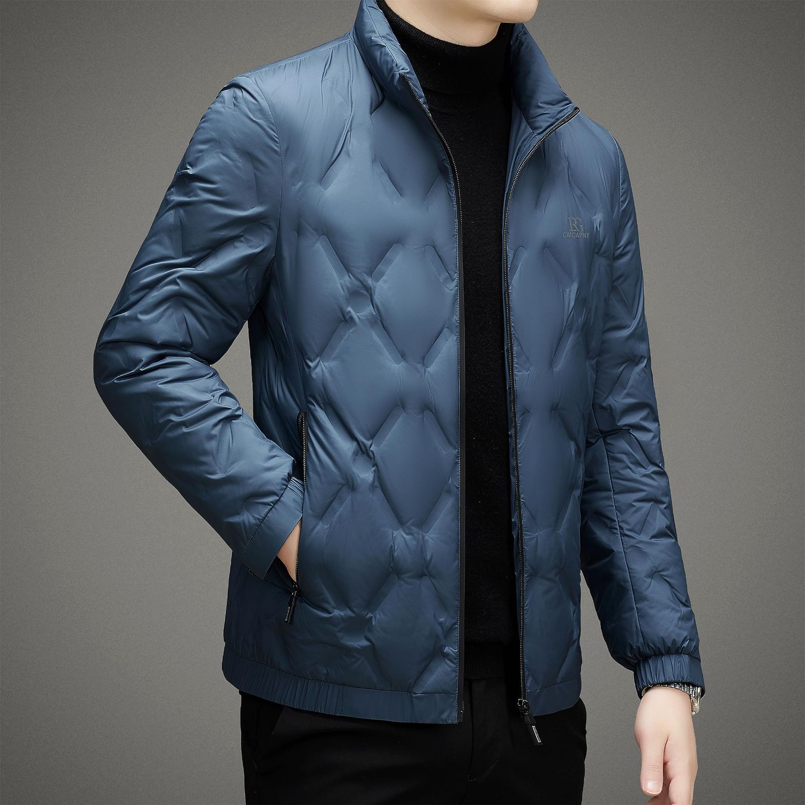 [FHLHY] ジャケット メンズ ダウンジャケット カジュアル ライトダウンジャケット フード付き 長くする 登山 複数の色