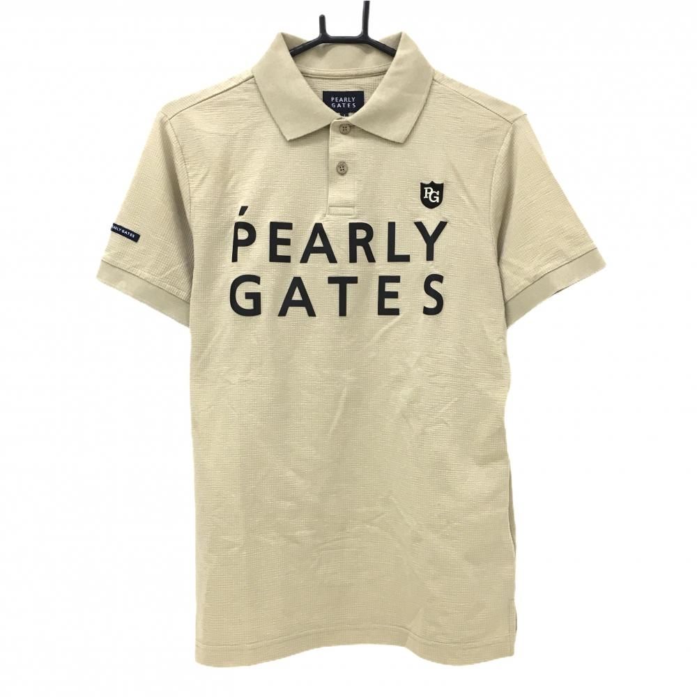 新品タグ付き　パーリーゲイツ　ポロシャツ ネイビー/ベージュ サイズ4 新品タグ付き パーリーゲイツ ポロシャツ ネイビー/ベージュ