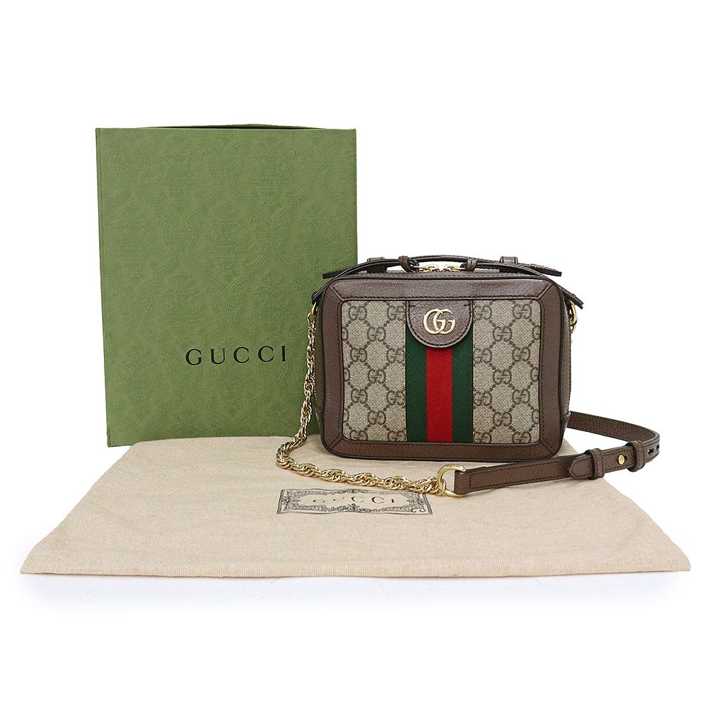 グッチ オフィディア GGスプリーム ミニショルダー ハンドバッグ 2WAY