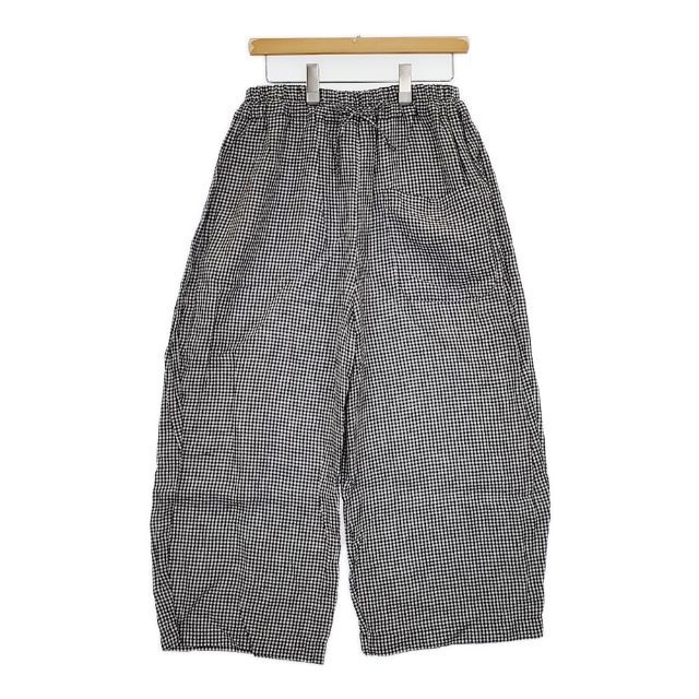 アトリエダンタン コットン パンツ ギンガムチェック レディース  