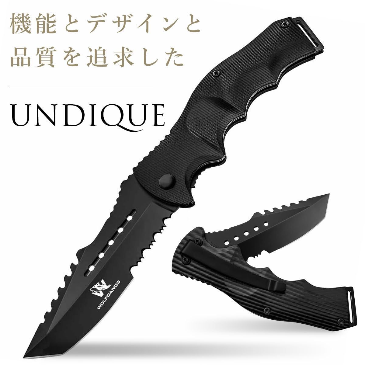 新品 Wolfgangs サバイバルナイフ サバイバル 軍用 ナイフ